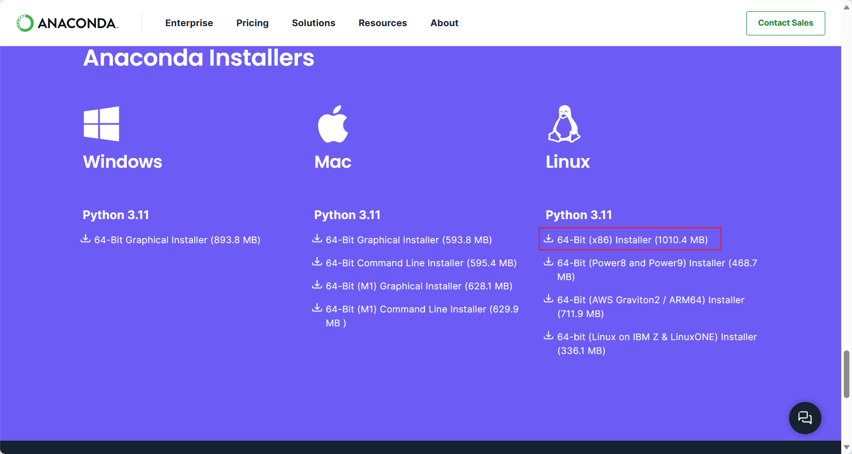  linux anaconda 