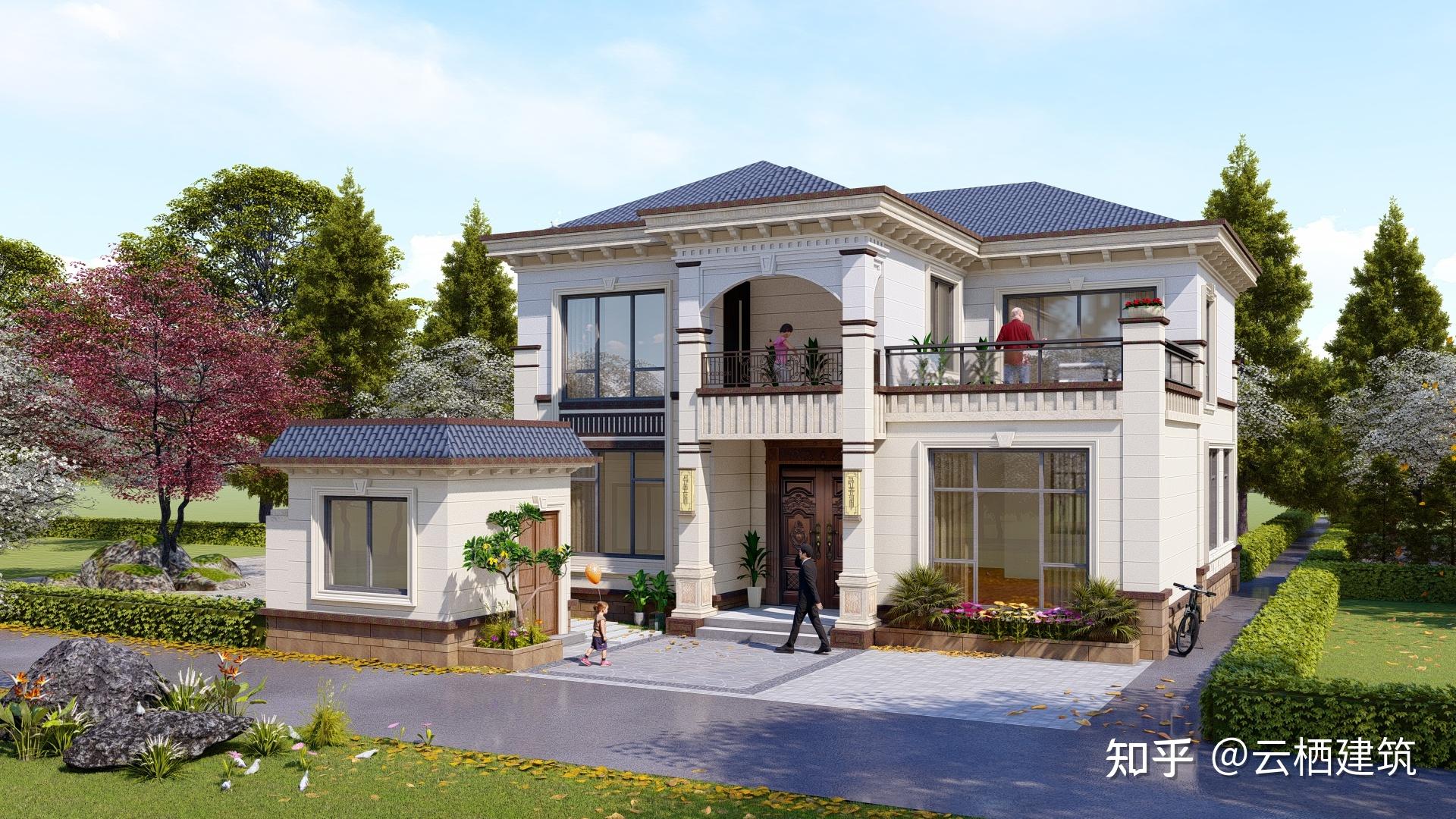 云栖建筑丨当下最为流行的二三层欧式别墅集锦