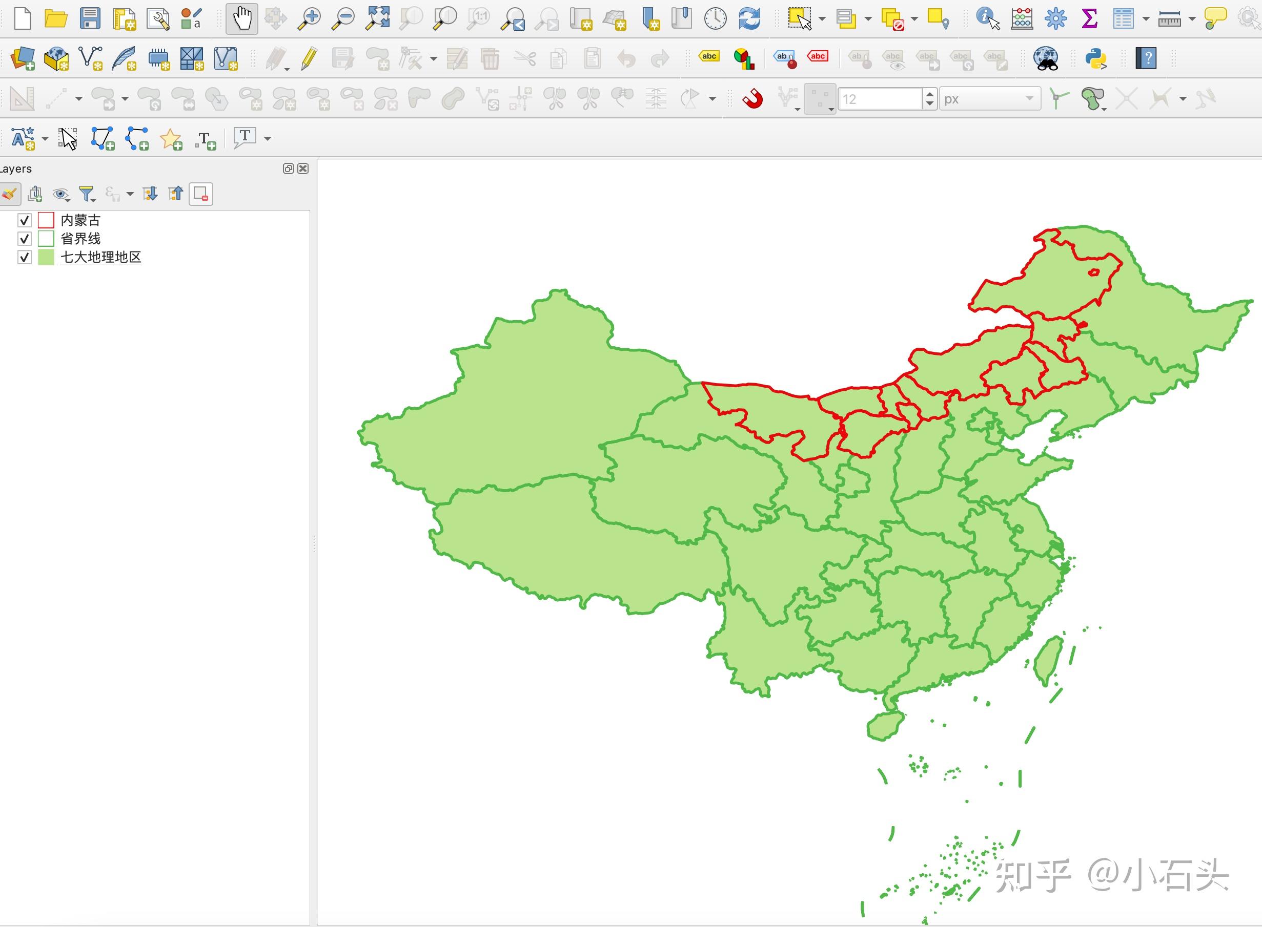 echarts地图扩展中国七大区下钻到区域下的各个省该怎么实现