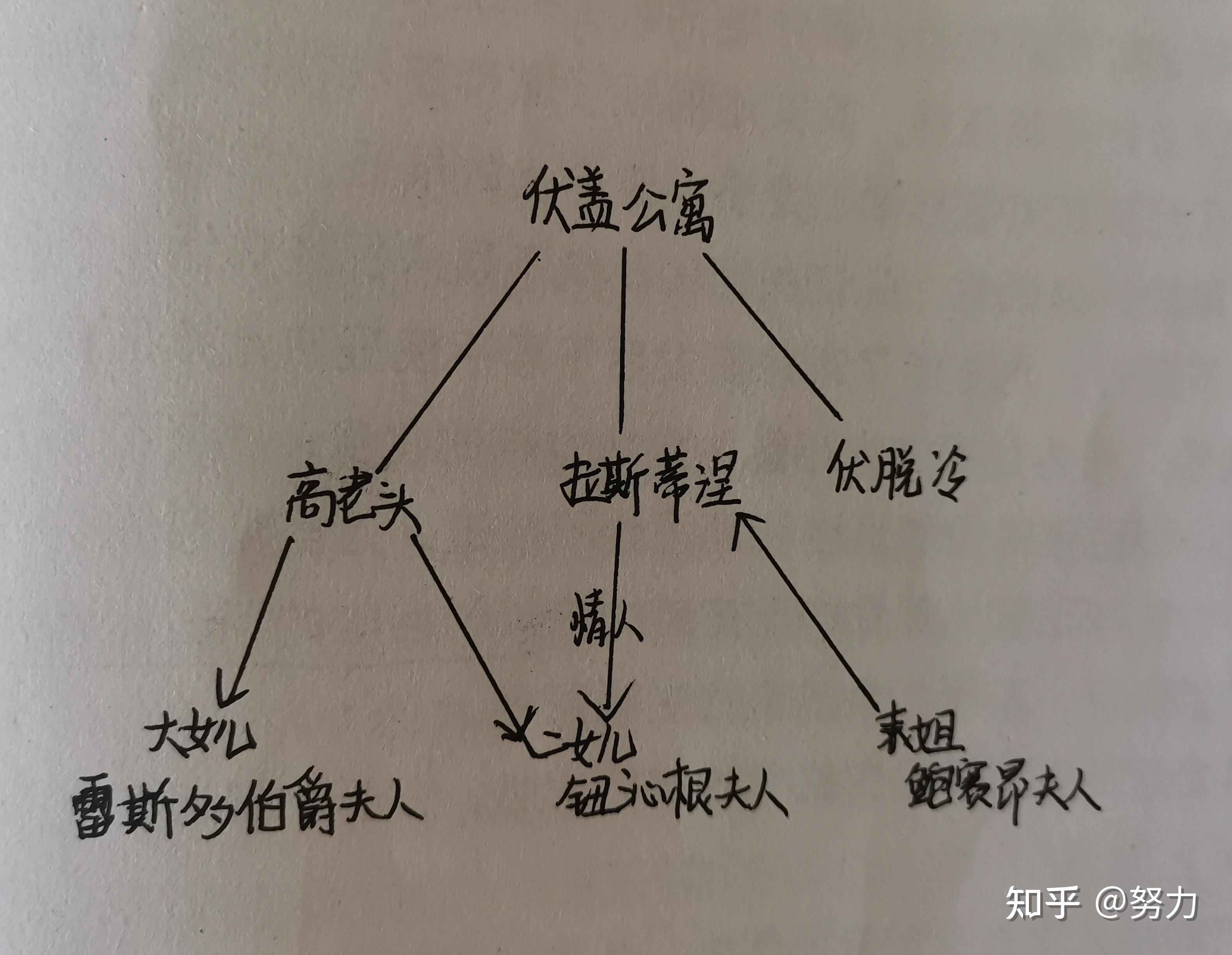 巴尔扎克《高老头》人物关系图