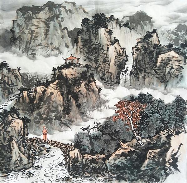 画家赵青美轮美奂丹青之音