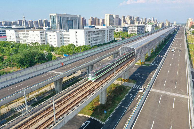 安徽省首个轨道并行高架桥具备通车条件