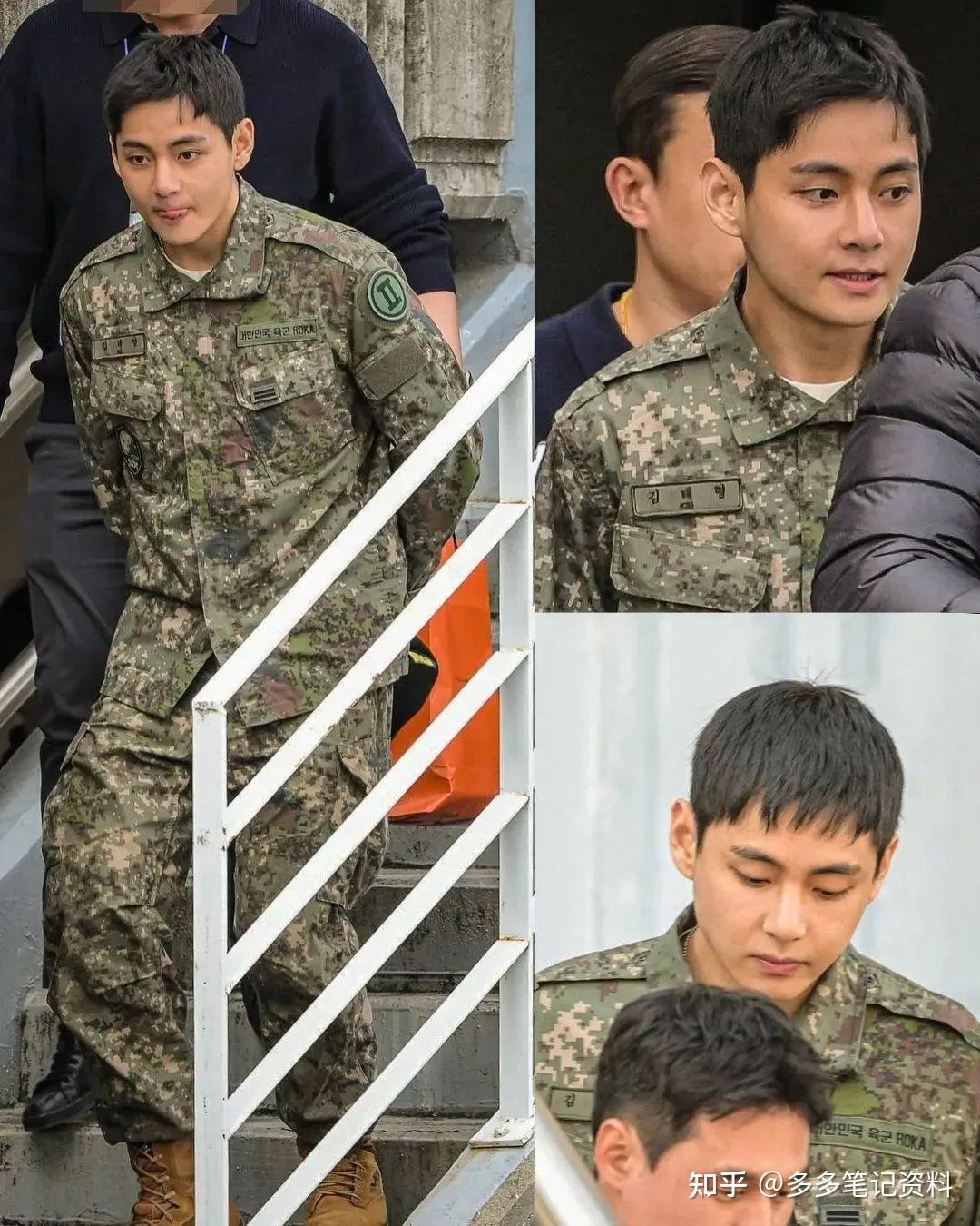 1995年12月出生的金泰亨也在近期入伍,效力于防卫司令部特殊任务队