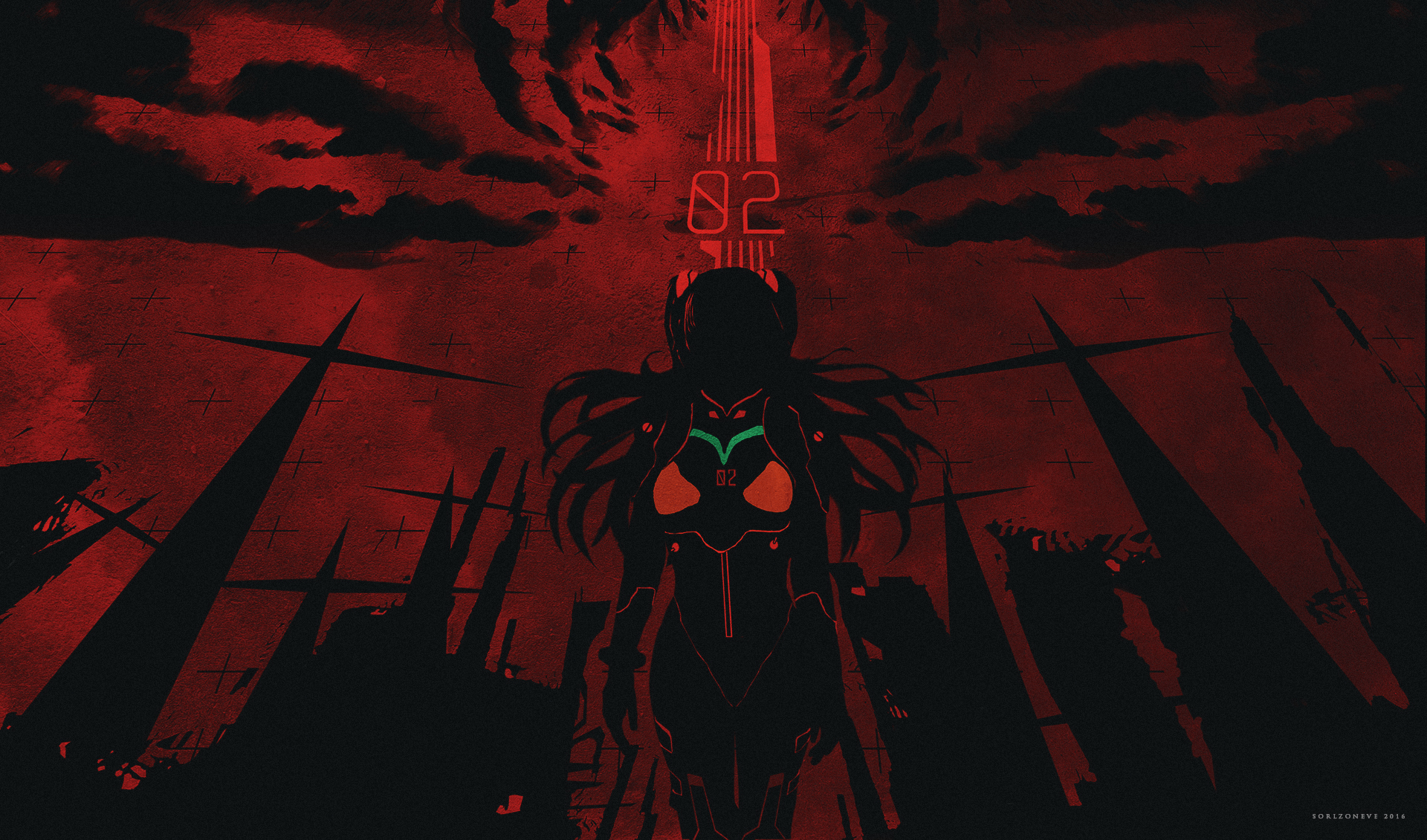 动画《eva》有没有什么好看的全面屏壁纸?