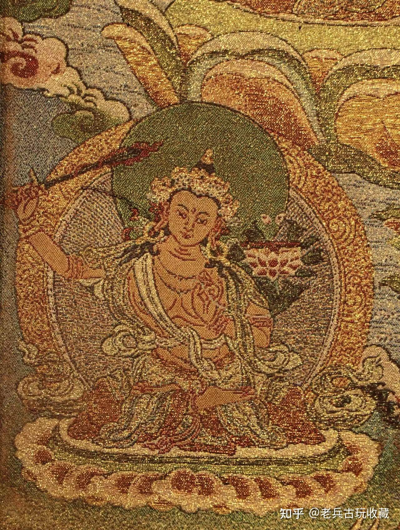 旧藏丝织61四臂观音唐卡