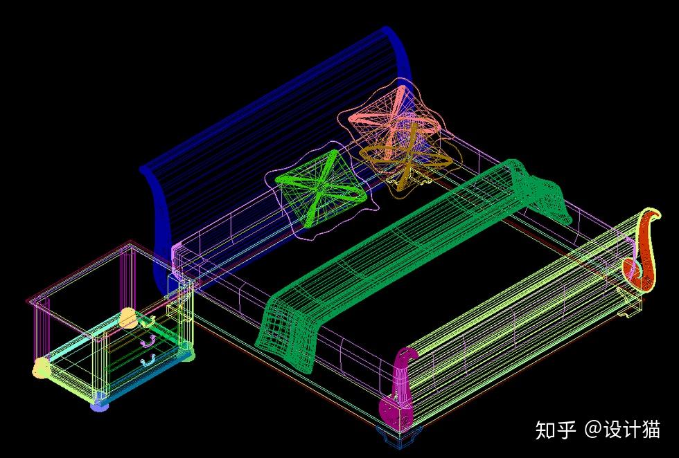 分享179个家具3D模型带CAD三维图 - 知乎