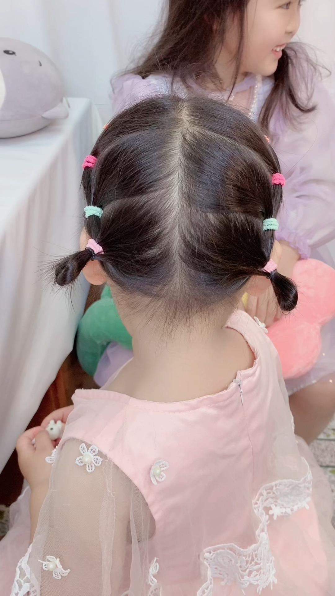 短发女宝编发教程,手残党也能学会