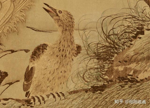 中国　明時代　汪肇　柳禽白鷳圖　絹本　原色複製　◇検故宮博物館◇ 一鼎軒0926 中国 明時代 汪肇 柳禽白鷳圖 絹本 原色複製 ◇検故宮博物館