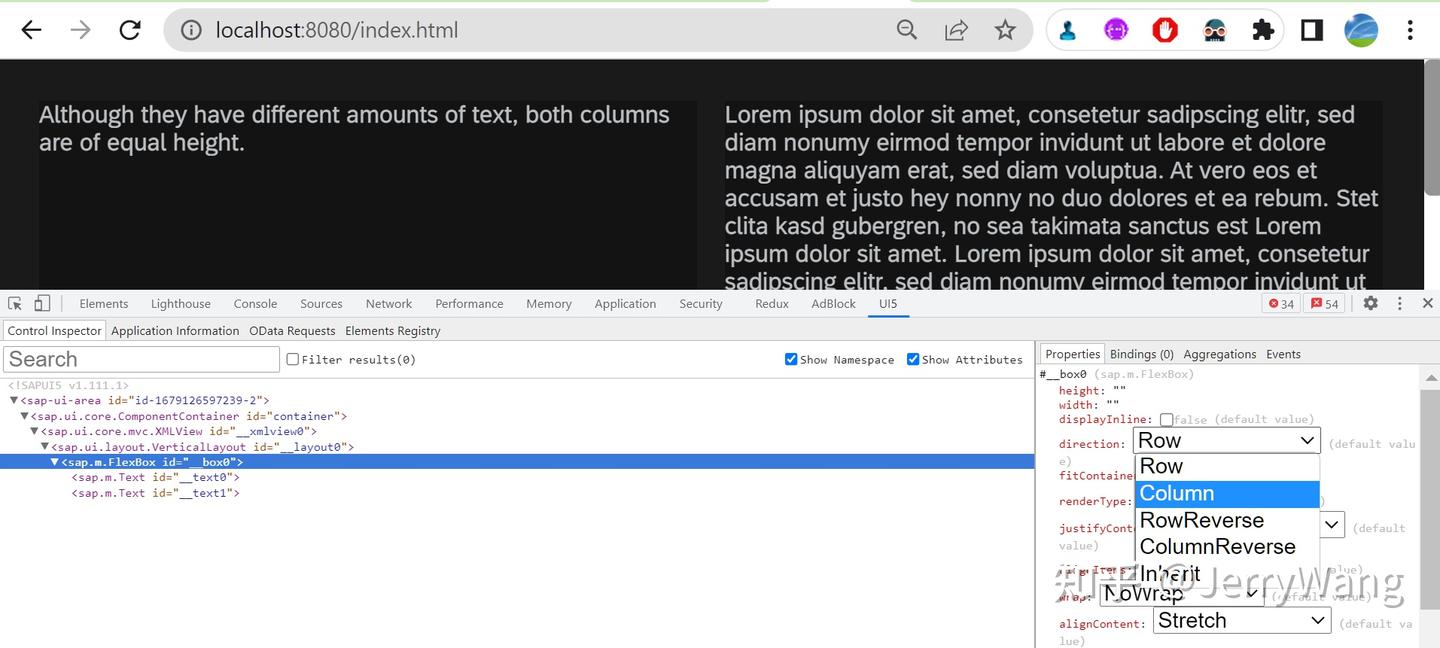 SAP UI5 里 FlexBox 控件使用的一个例子 - 知乎