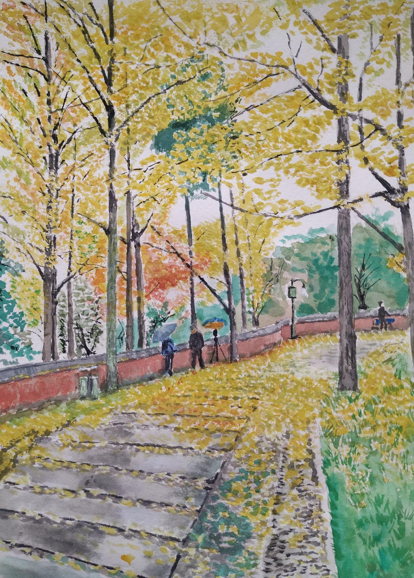 水彩 金山寺秋叶 21 3 知乎 水彩 金山寺秋叶 21 3 知乎