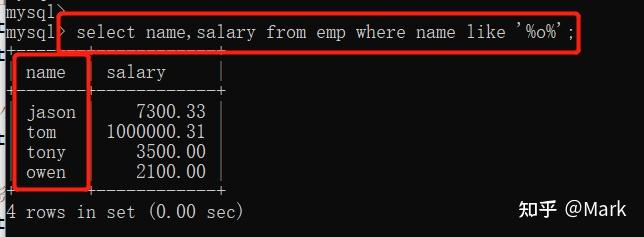 11,SQL语句之表中关键字查询 - 知乎