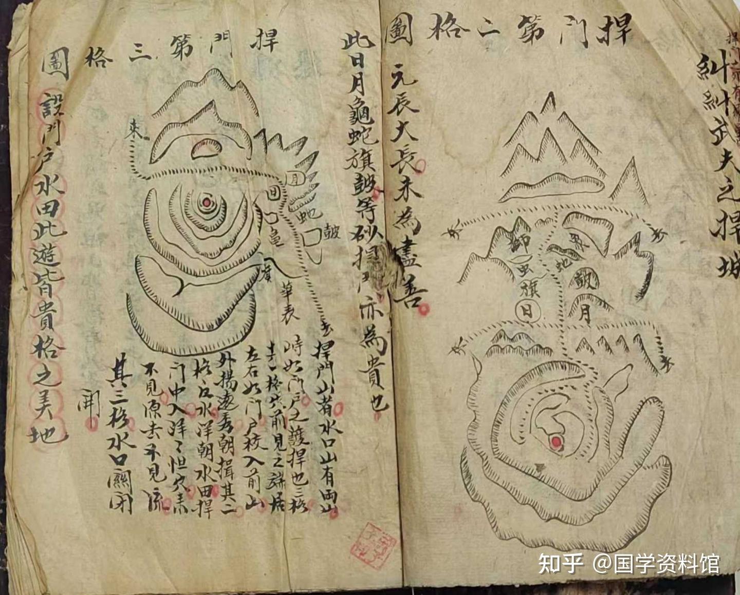 风水堪舆古籍《杨公寻龙秘诀杨公捍门第一格图》 - 知乎