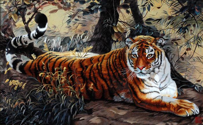 湘绣美学之走兽篇