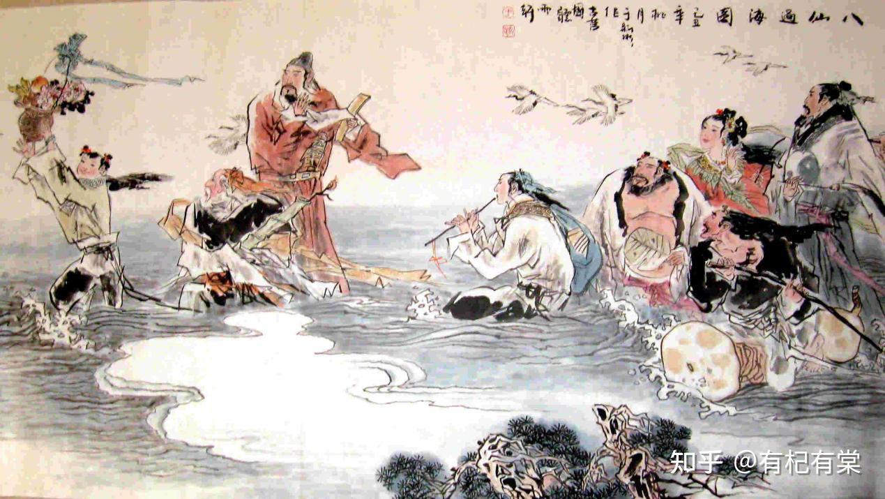 吉祥神群之一,他们分别是铁拐李,汉钟离,张果老,蓝采和,何仙姑,吕洞宾
