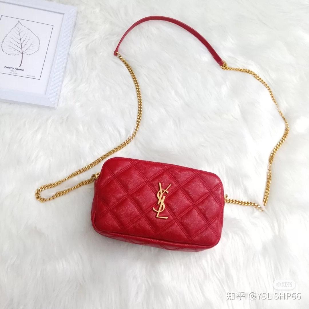 YSL Becky Doublezip Pouch In Quilted Lambskin 知乎