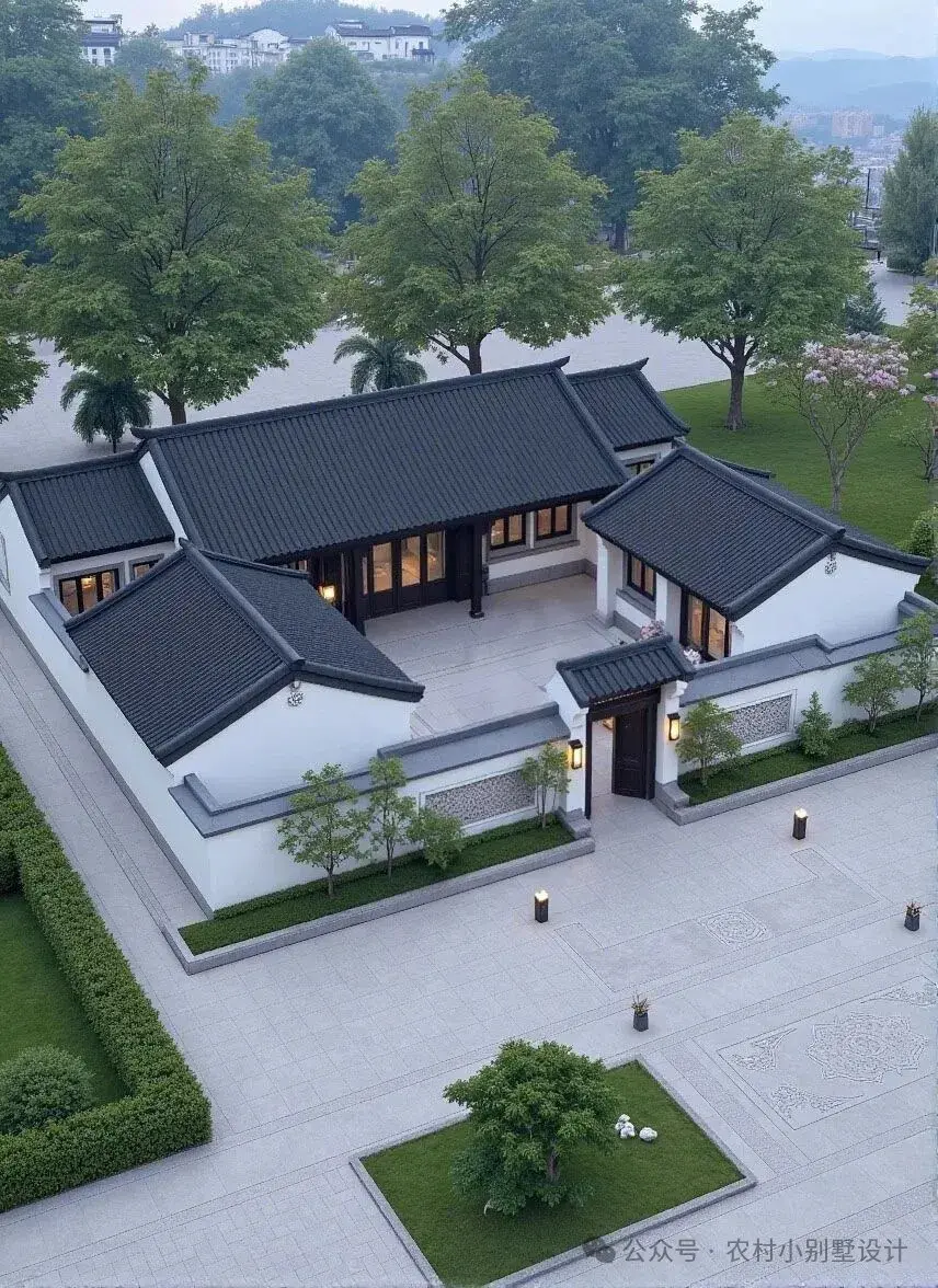 20套三合院一层设计;2026回家养老度假首选新中式自建房 - 知乎