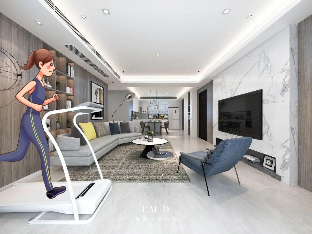 一,客厅健身区