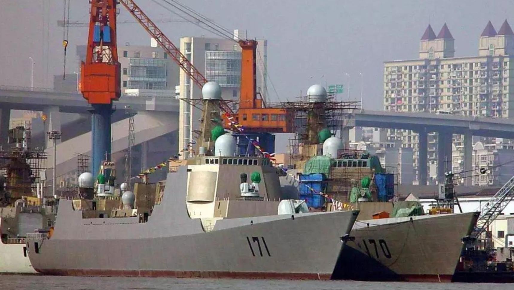 人民海军驱逐舰发展史八中华俄式神盾051c驱逐舰