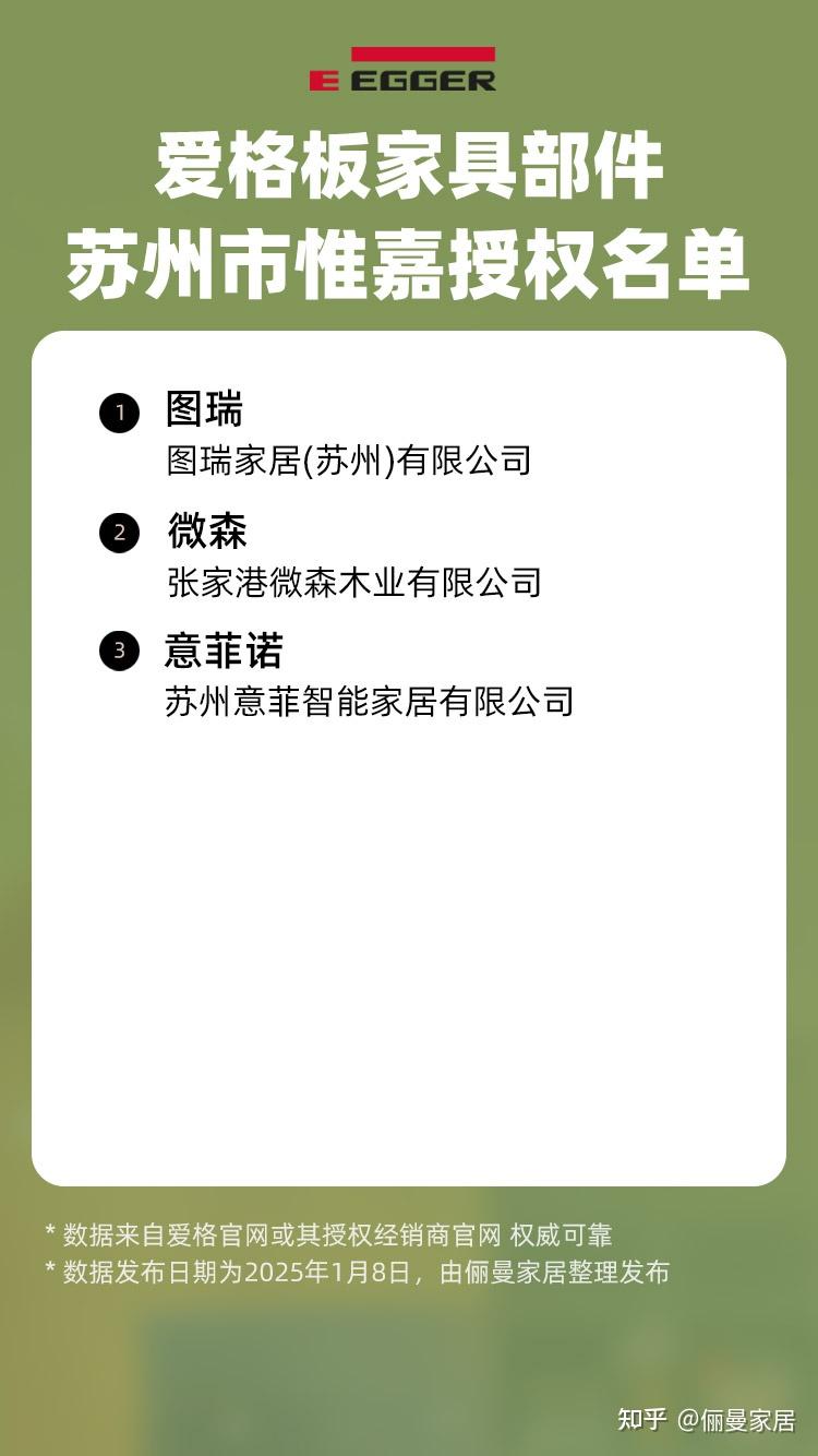 2025年最新苏州爱格板官方授权商家名单 - 知乎