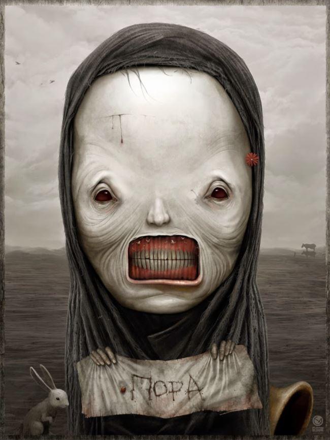 有哪些特别瘆人的画?