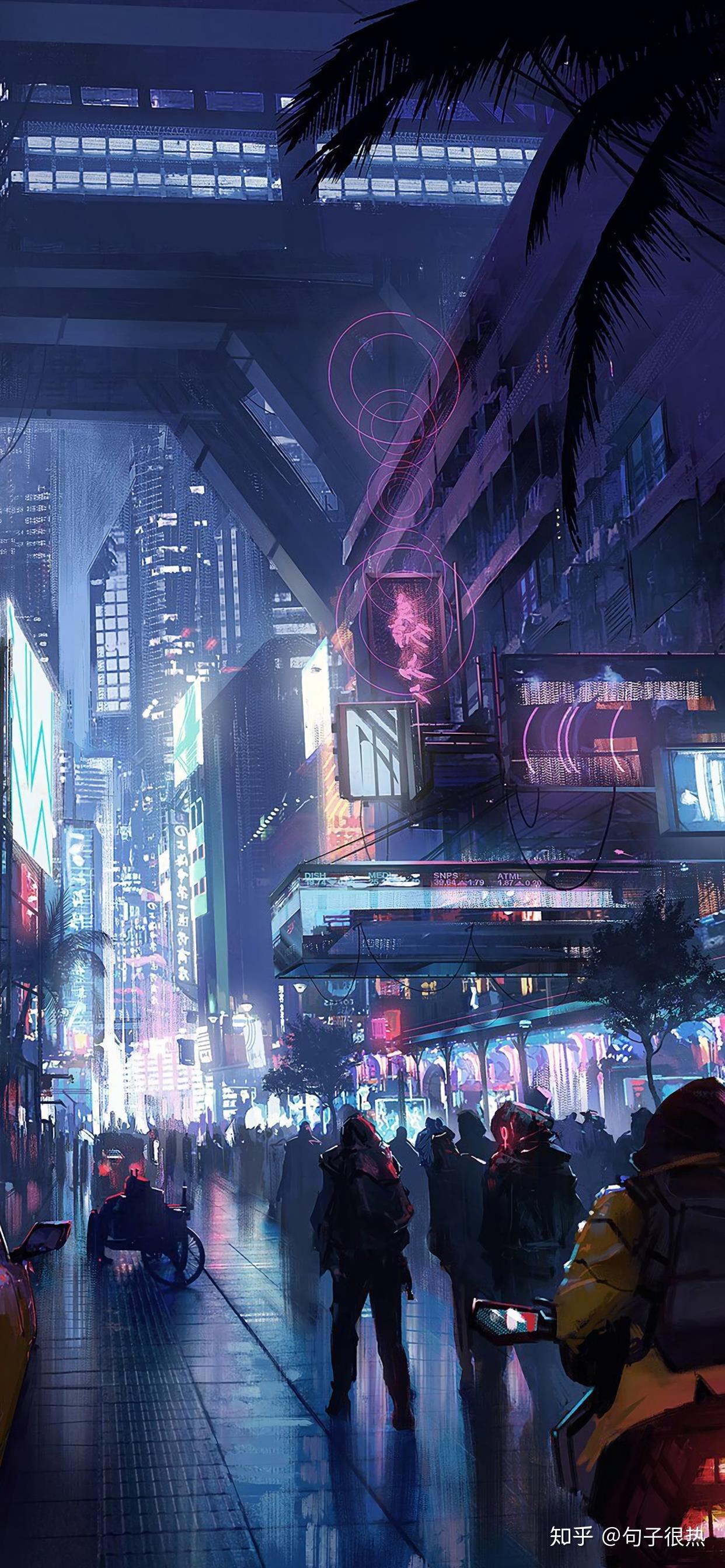 有没有赛博朋克风的全屏壁纸