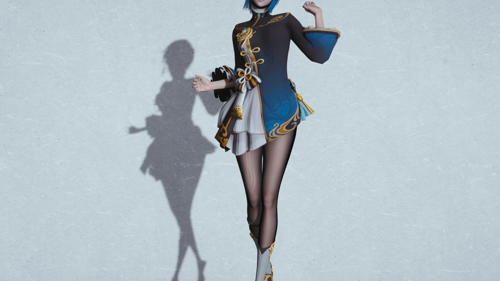 HS2原神女版行秋一字马