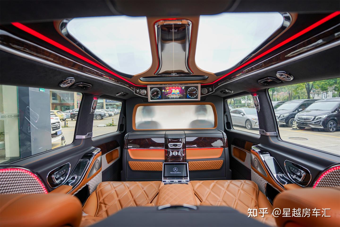 奔驰全隔断4座商务车,内舱奢华舒适,这才是真正的头等舱! - 知乎
