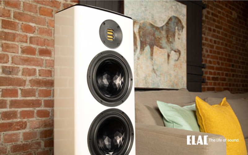 客厅影院音响推荐德国原产elac意力新品fs408落地音箱