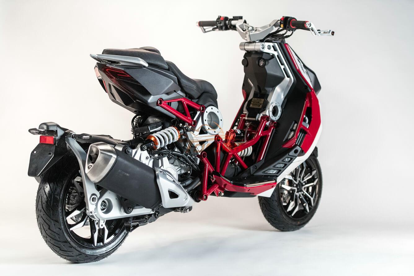 传言成真最科幻的踏板进入国内金城dragster来了