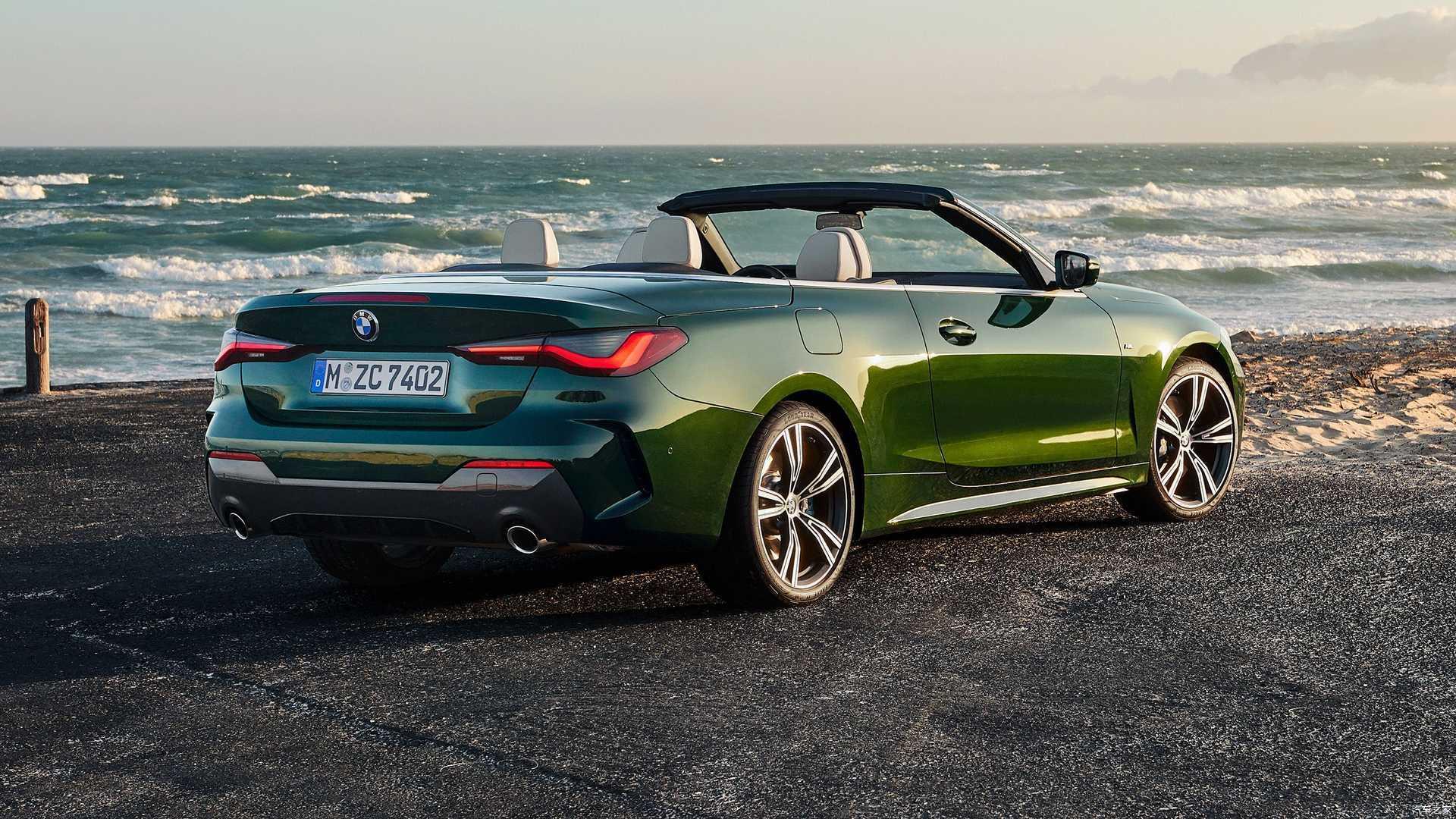 采用软顶敞篷结构全新一代宝马4系敞篷版官图发布