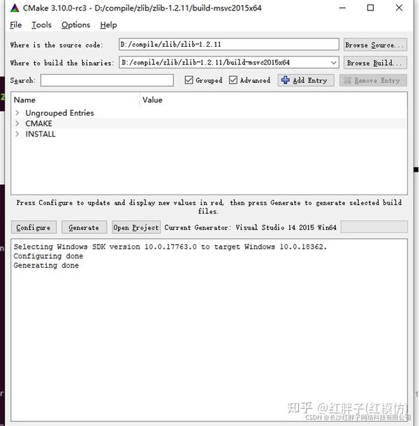 zlib开发笔记（四）：zlib库介绍、编译windows vs2015x64版本和工程模板 知乎