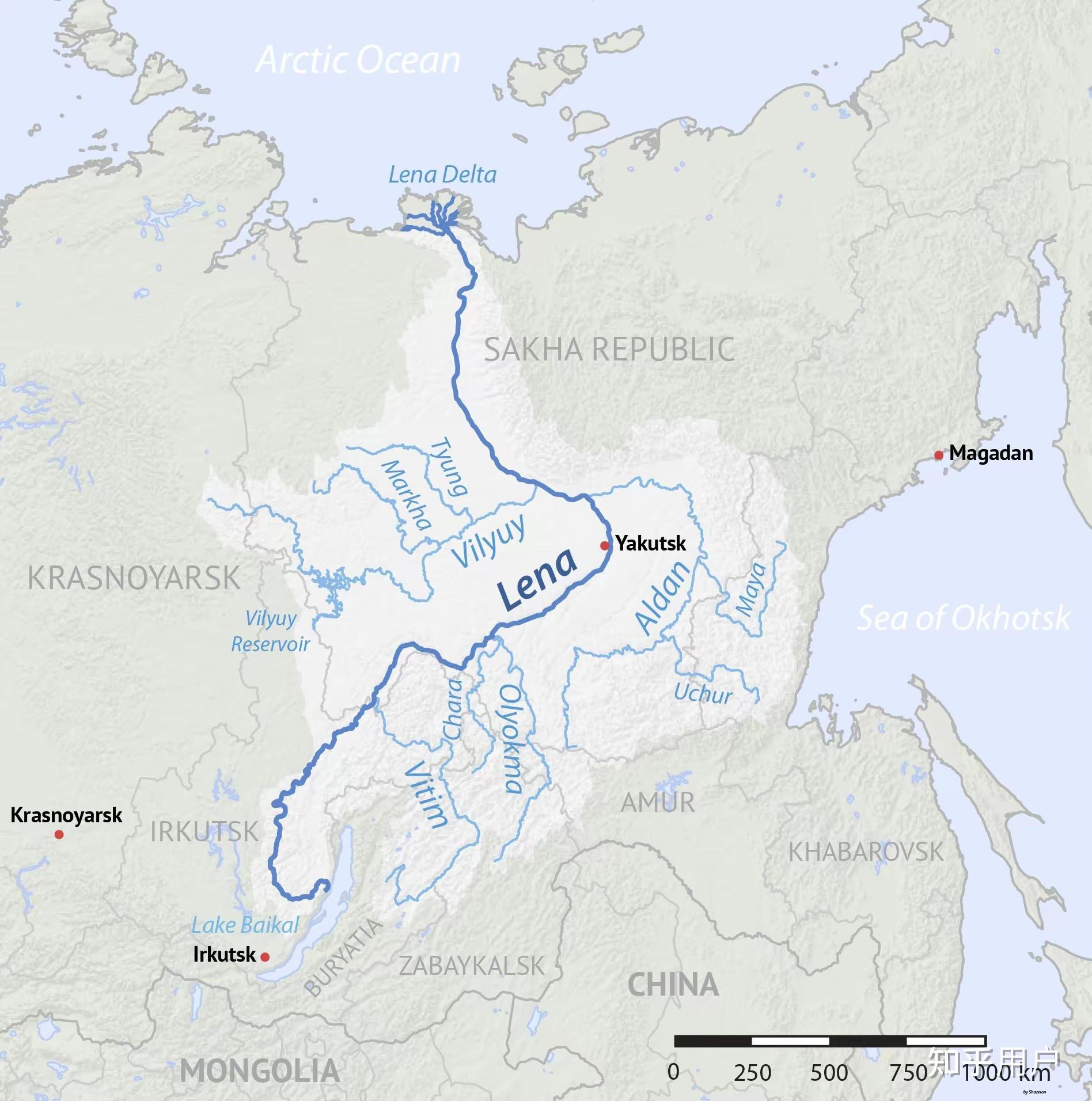 俄罗斯有哪些水系