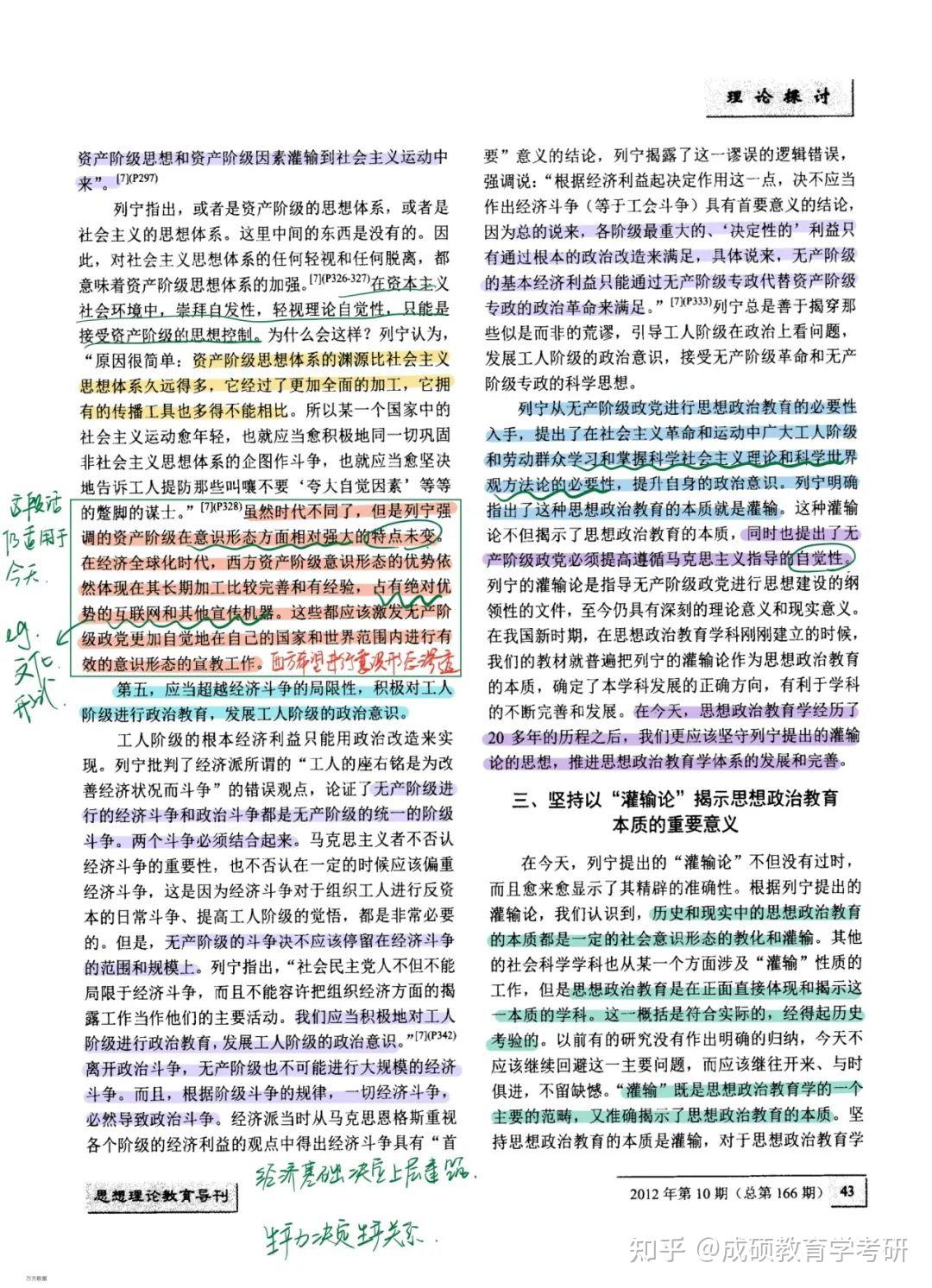 【论文带学】学科思政/马理论论文分享——灌输论 - 知乎