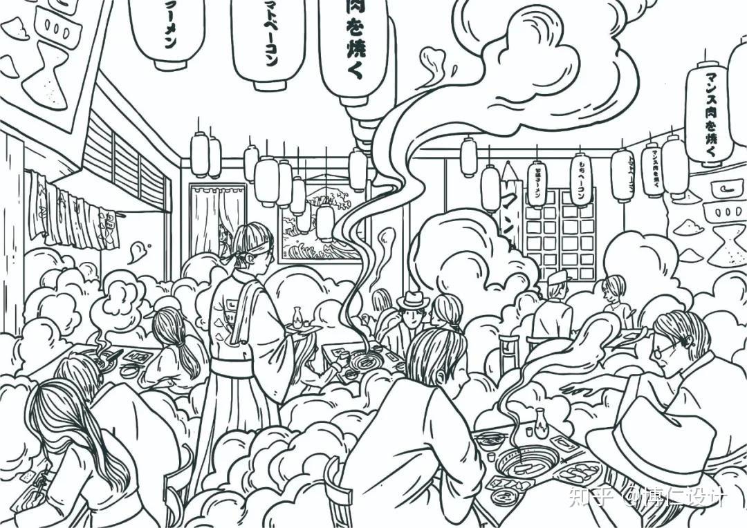 漫滋烧肉居酒屋设计案例分析从品牌到室内