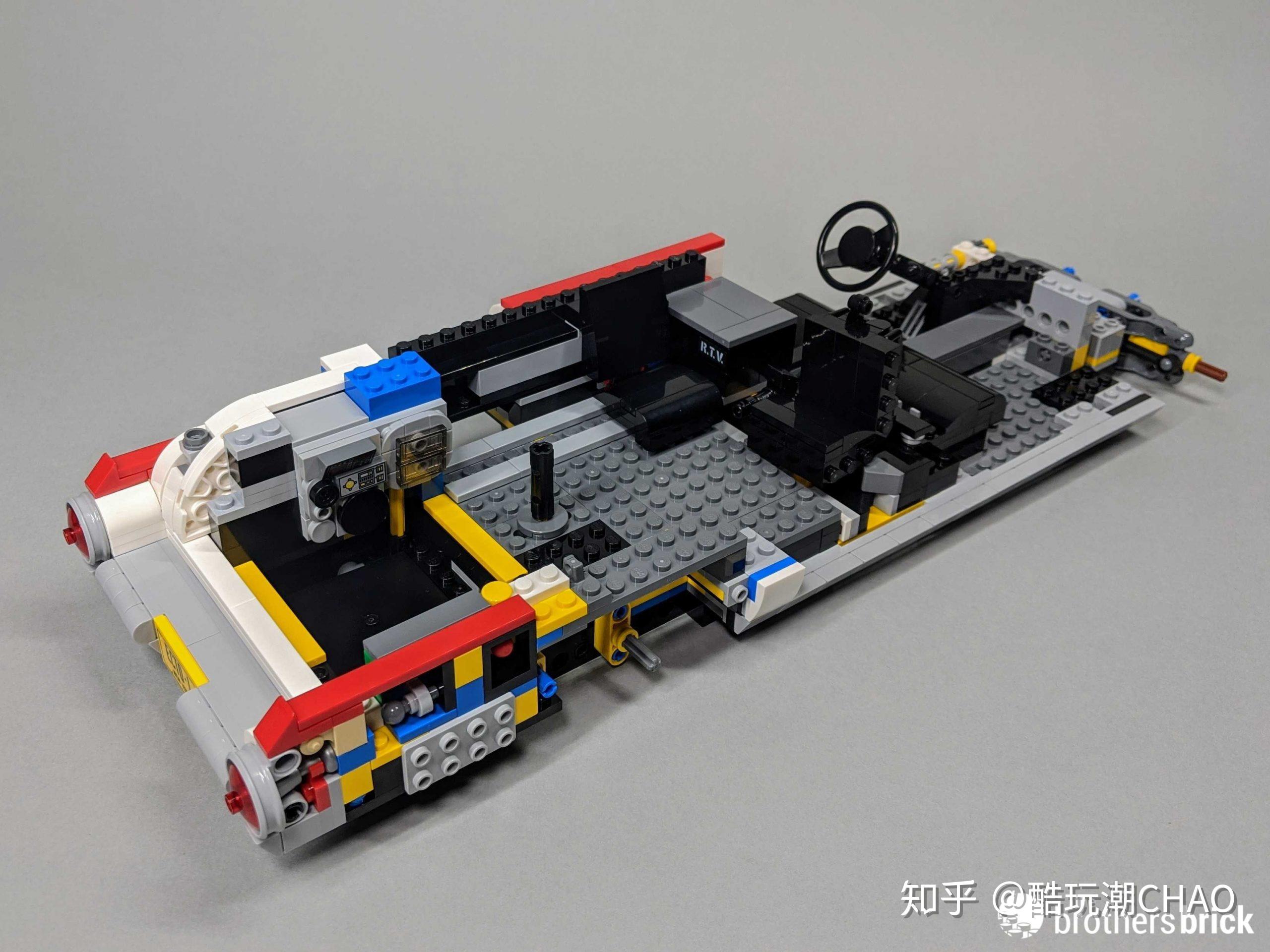 乐高10274捉鬼敢死队ecto1捉鬼车详尽开箱评测