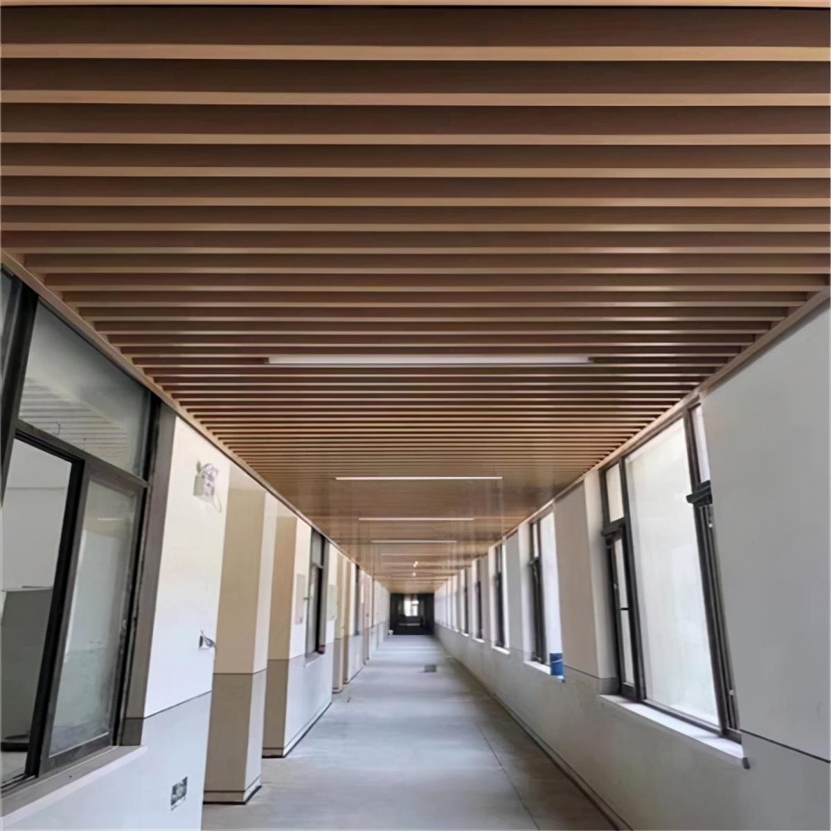 木纹铝格栅免费打样铝方管的材质铝材格栅厂家