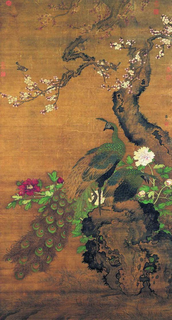 中国当代工笔画大家俞致贞画的红腹锦鸡,也是非常写实的