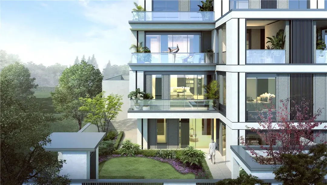 独家揭秘绿地智慧公园城奢适叠墅雅居效果图