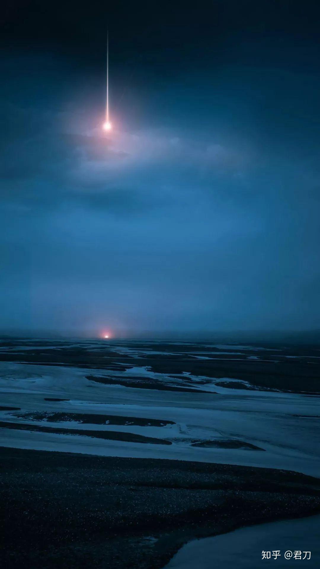 有没有好看的夜晚湖面壁纸图