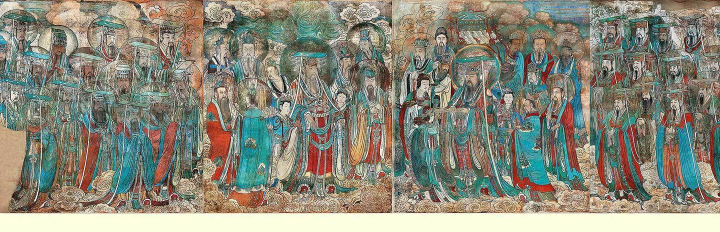 (山西芮城)永乐宫三清殿《朝元图》(元代) - 知乎