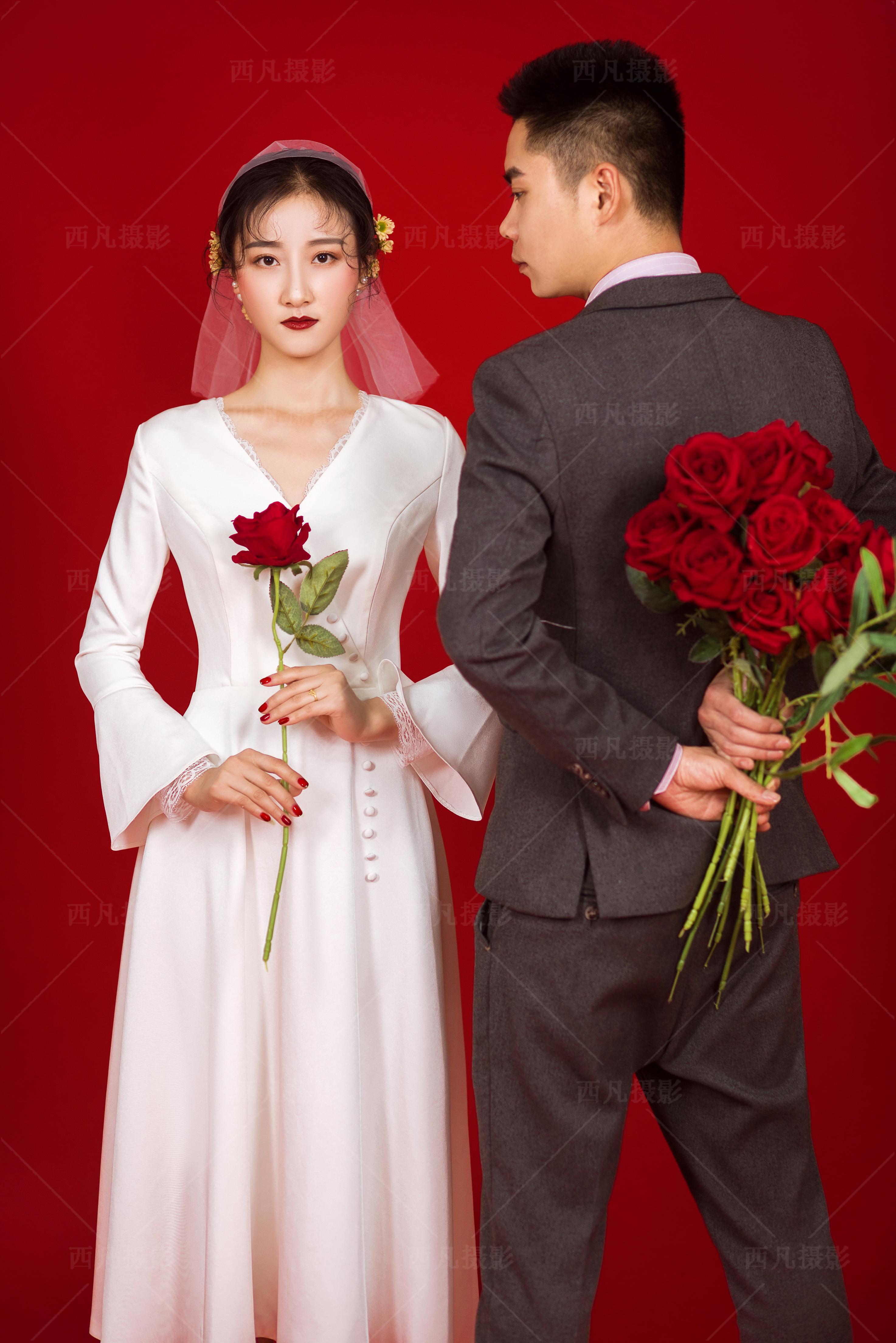 婚纱摄影唯美闺蜜婚纱照