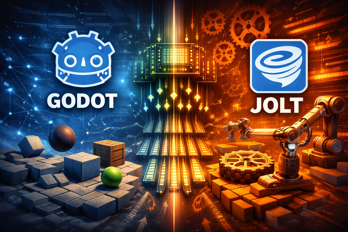 Godot Jolt并行对比