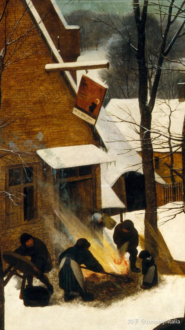 雪中猎人名画欣赏