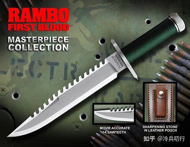 Gil Hibben吉尔赫本 Rambo I 兰博1号 草绿色尼龙绳柄 第一滴血 - 知乎