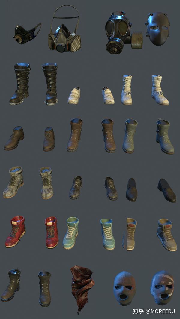 吃鸡类型游戏《绝地求生》全套3D模型学习参考资源！ - 知乎