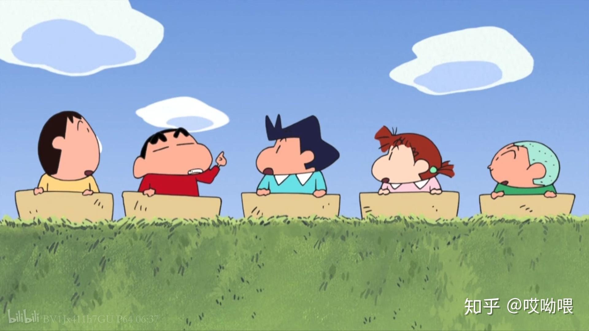 有没有蜡笔小新中小新和他朋友们一起的壁纸