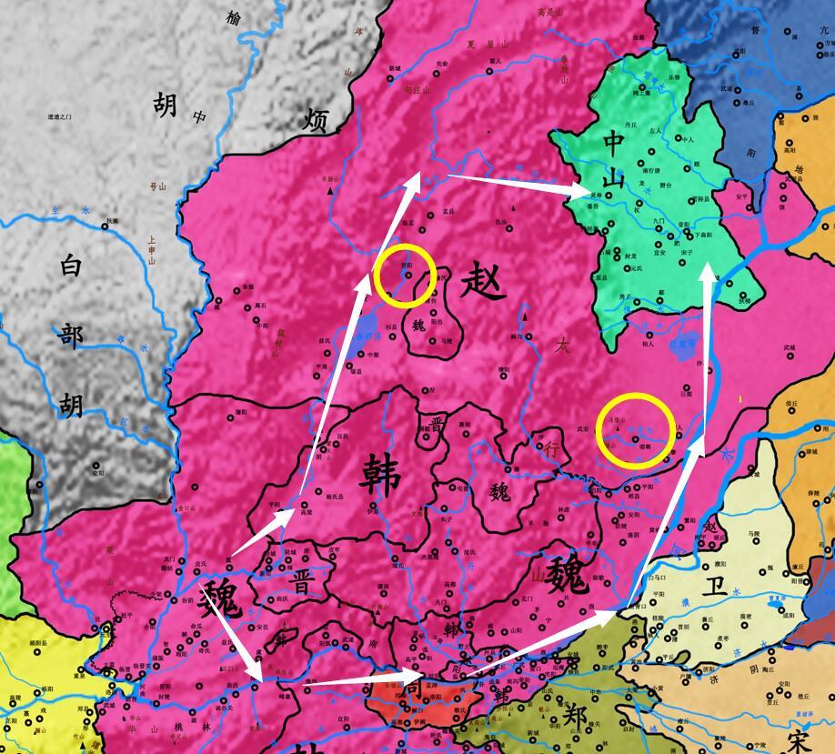 战国初期,魏国为什么要劳师远征,宁肯隔着赵国,也要灭亡中山国?