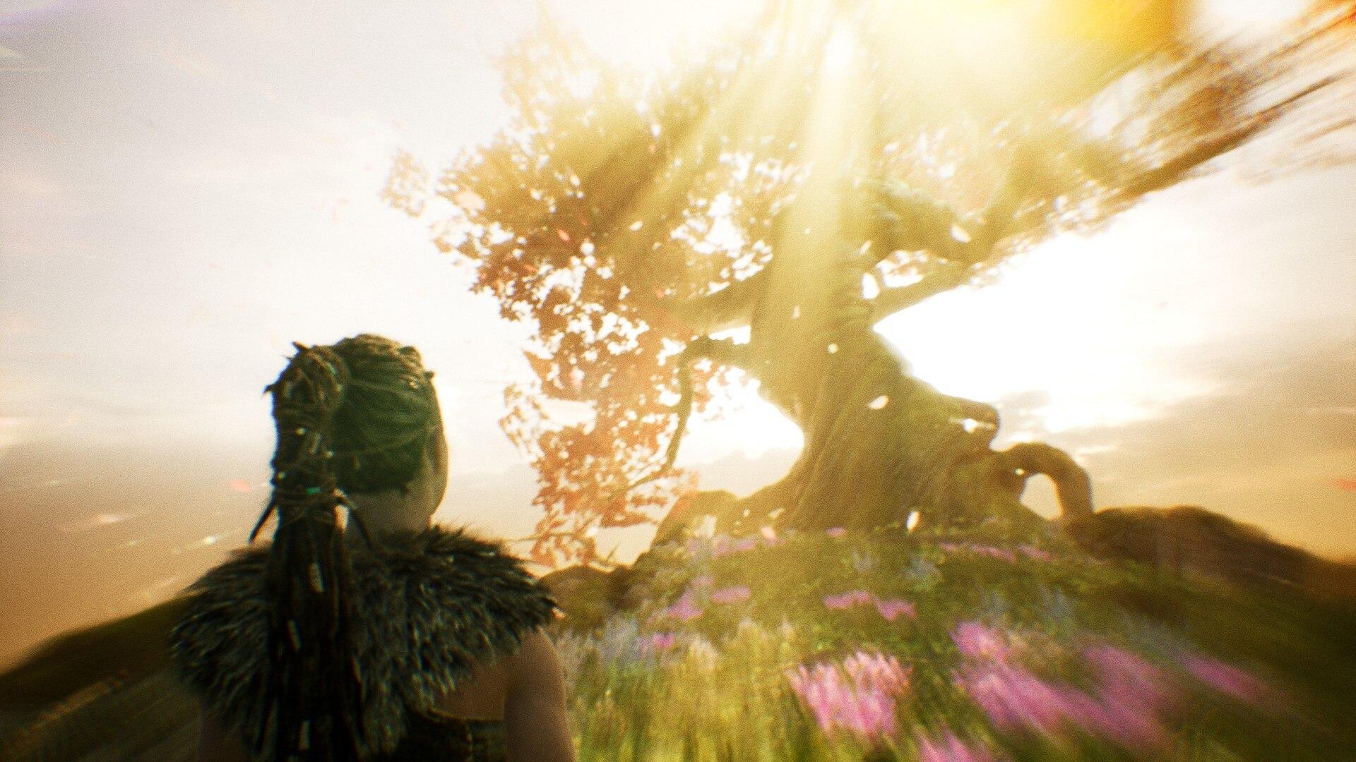 偷偷看到树下练剑的迪利恩,她第一次感受到希望,终于下定决心前去接近