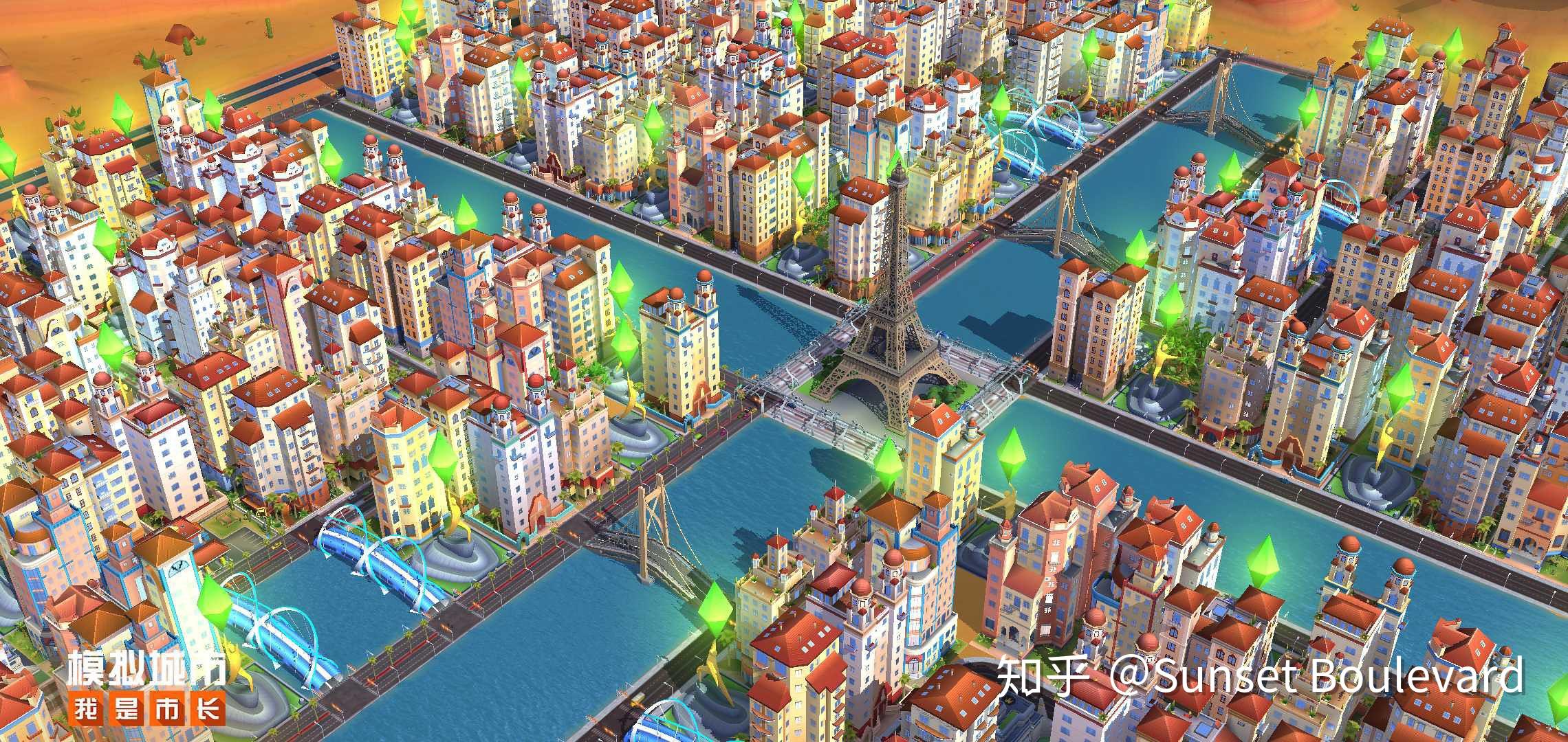 模拟城市水上都市规划图