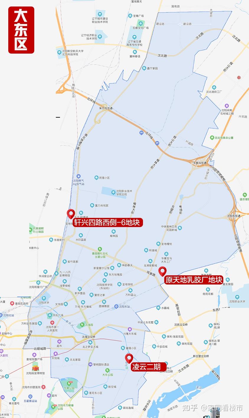 大东区从去年开始,沈阳东部崛起明显,东沈河板块不断迎来品牌房企强势